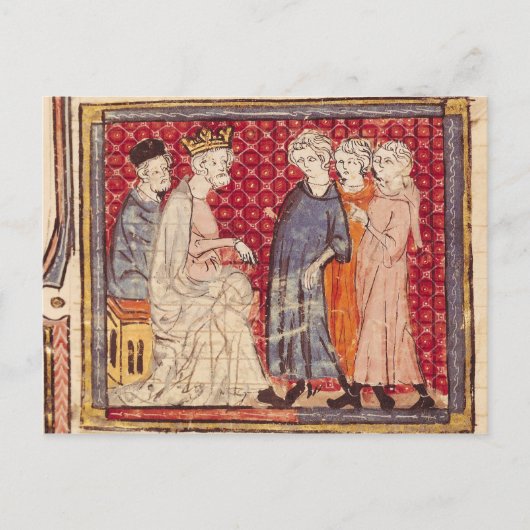 Carte Postale King Philippe I, Grandes Chroniques de France (Devant)