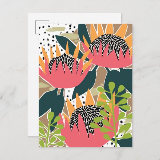 Carte Postale King Protea I (Devant / Derrière)