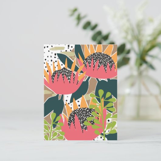 Carte Postale King Protea I (Debout devant)