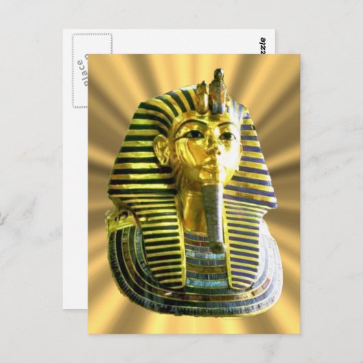 Carte Postale King Tut #2 (Devant / Derrière)