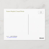 Carte Postale Kingbird oriental (Dos)