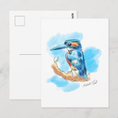Carte Postale Kingfisher (Devant / Derrière)