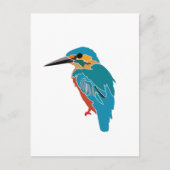 Carte Postale Kingfisher Bird Art (Devant)