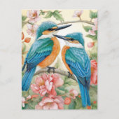 Carte Postale Kingfisher bluebirds (Devant)