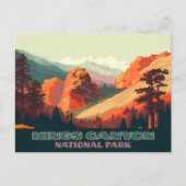 Carte Postale Kings Canyon National Park California Mountains (Devant)