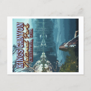 CARTE POSTALE KINGS CANYON NATIONAL PARK - CALIFORNIE USA