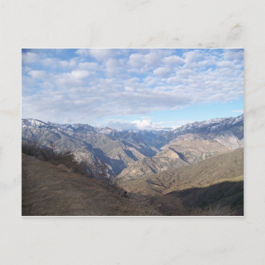 Carte Postale Kings Canyon Vue sur (Devant)