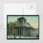 Carte Postale King's Chapel, Boston Vintage (Devant / Derrière)