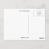 Carte Postale King's College (Dos)