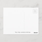 Carte Postale 'King's College, Cambridge' (Dos)