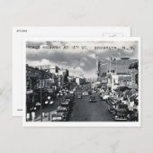 Carte Postale King's Highway & 15th St., Brooklyn Vintage (Devant / Derrière)