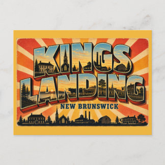 Carte Postale Kings Landing Établissement Historique du Nouveau-
