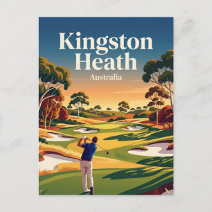 Carte Postale Kingston Heath Golf Club Australie