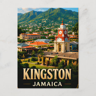 Carte Postale Kingston Jamaïque Montagnes Bleues Voyage Souvenir