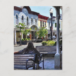 Carte Postale Kingston NY - Détendez-vous sur N Front St