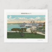 Carte Postale Kingston Point Vue de Hendrick Hudson Steamer (Devant)