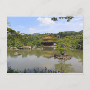 Carte Postale Kinkaku-ji Pavillon d'or Kyoto Japon