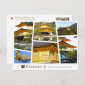 Carte Postale Kinkaku-ji (Rokuon-ji) ポストカード (Devant / Derrière)