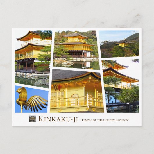 Carte Postale Kinkaku-ji (Rokuon-ji) ポストカード (Devant)