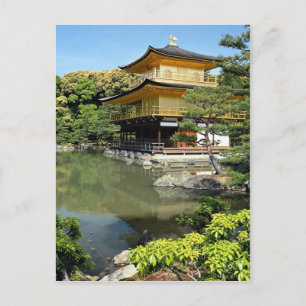 Carte Postale Kinkakuji, le Pavillon d'or, Kyoto, Japon