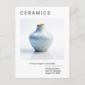 Carte Postale Kintsugi Pottery Post Card (Devant)