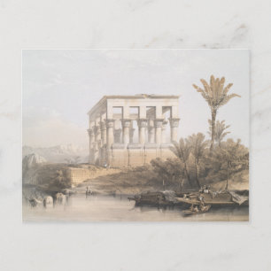 Carte Postale Kiosque de Trajan, hypaethral Temple à Philae Egyp