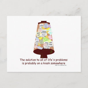 Carte Postale Kiosque secret