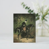 Carte Postale Kipler du cavalier sur son Black Mare (Debout devant)