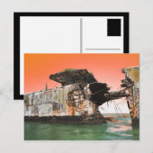 Carte Postale kiptopeke bateaux en béton dreamdaze (Devant / Derrière)