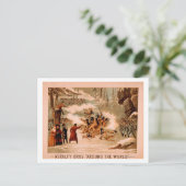 Carte Postale Kiralfy "Autour du monde" Massacre indien (Debout devant)