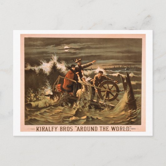 Carte Postale Kiralfy Bros "Around World" Théâtre (Devant)