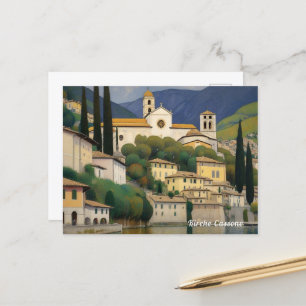 Carte Postale Kirche Cassone Gustav Klimt Peindre Serene