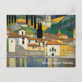 Carte Postale Kirche Cassone Gustav Klimt peinture paysage (Devant)