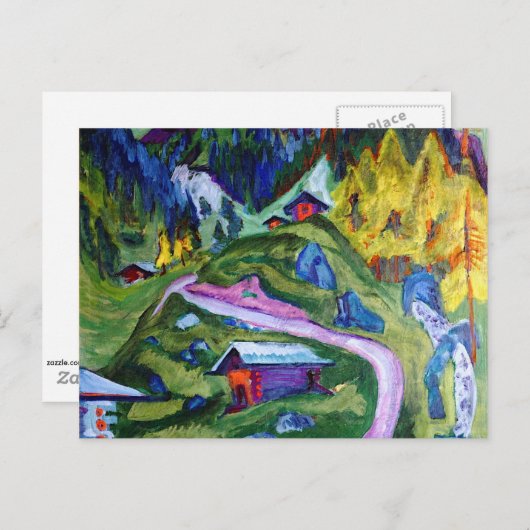 Carte Postale Kirchner - Alp Path (Devant / Derrière)