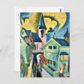 Carte Postale Kirchner - Konigstein avec l'église rouge (Devant / Derrière)