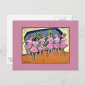 Carte Postale Kirchner - Six Danseurs (Devant / Derrière)