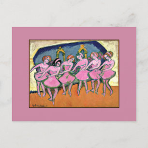 Carte Postale Kirchner - Six Danseurs