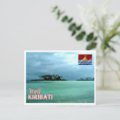 Carte Postale Kiribati - puits - Vue mer - (Debout devant)