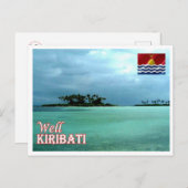 Carte Postale Kiribati - puits - Vue mer - (Devant / Derrière)