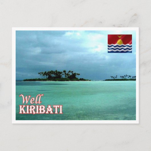 Carte Postale Kiribati - puits - Vue mer - (Devant)