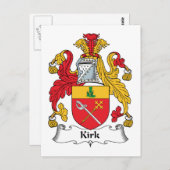Carte Postale Kirk Family Crest (Devant / Derrière)