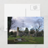 Carte Postale Kirk noir de l'Outlander : Ruines d'église (Devant / Derrière)