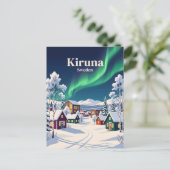 Carte Postale Kiruna, Suède (Debout devant)