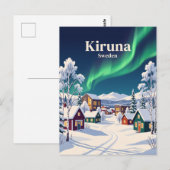 Carte Postale Kiruna, Suède (Devant / Derrière)