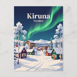 Carte Postale Kiruna, Suède
