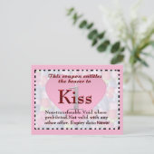 Carte postale Kiss Coupon (Debout devant)