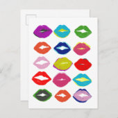 Carte Postale Kiss Kiss (Devant / Derrière)