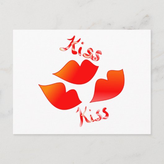 Carte Postale Kiss Kiss (Devant)