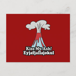 CARTE POSTALE KISS MON ASH