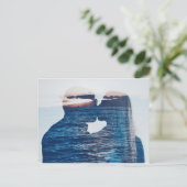 CARTE POSTALE KISS SUNSET (Debout devant)